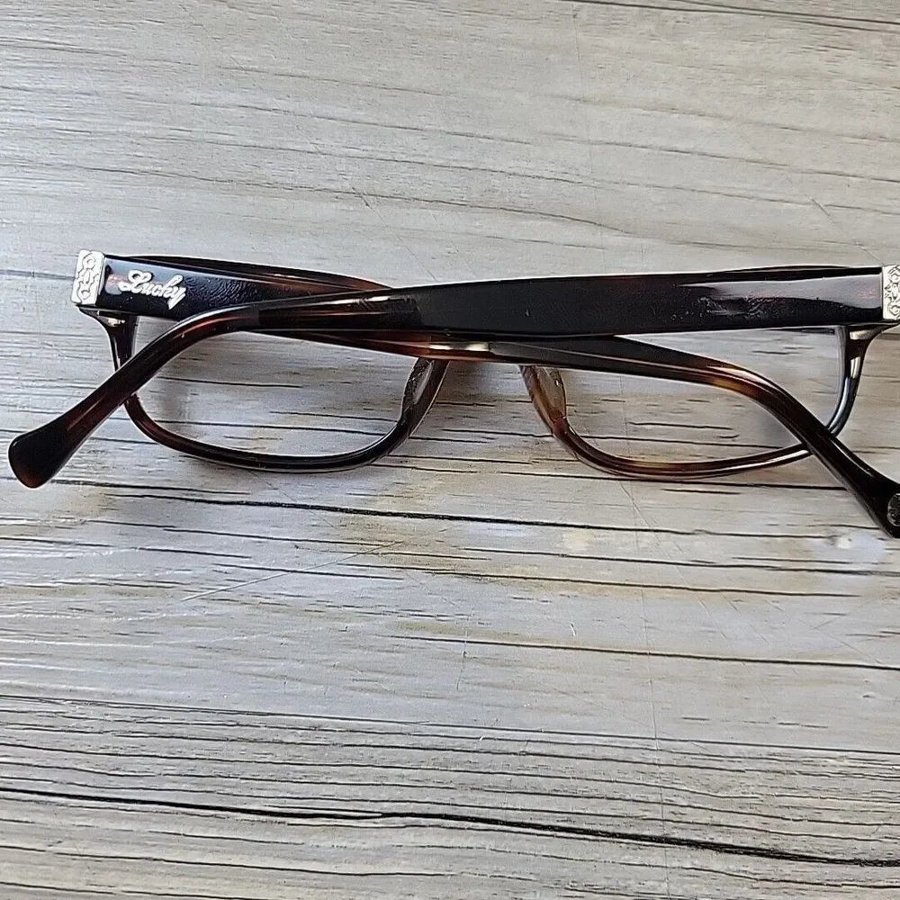 Lucky Brand Eyeglasses FRAMES ONLY‎ BOARDWALK 50-17 140 BROWN